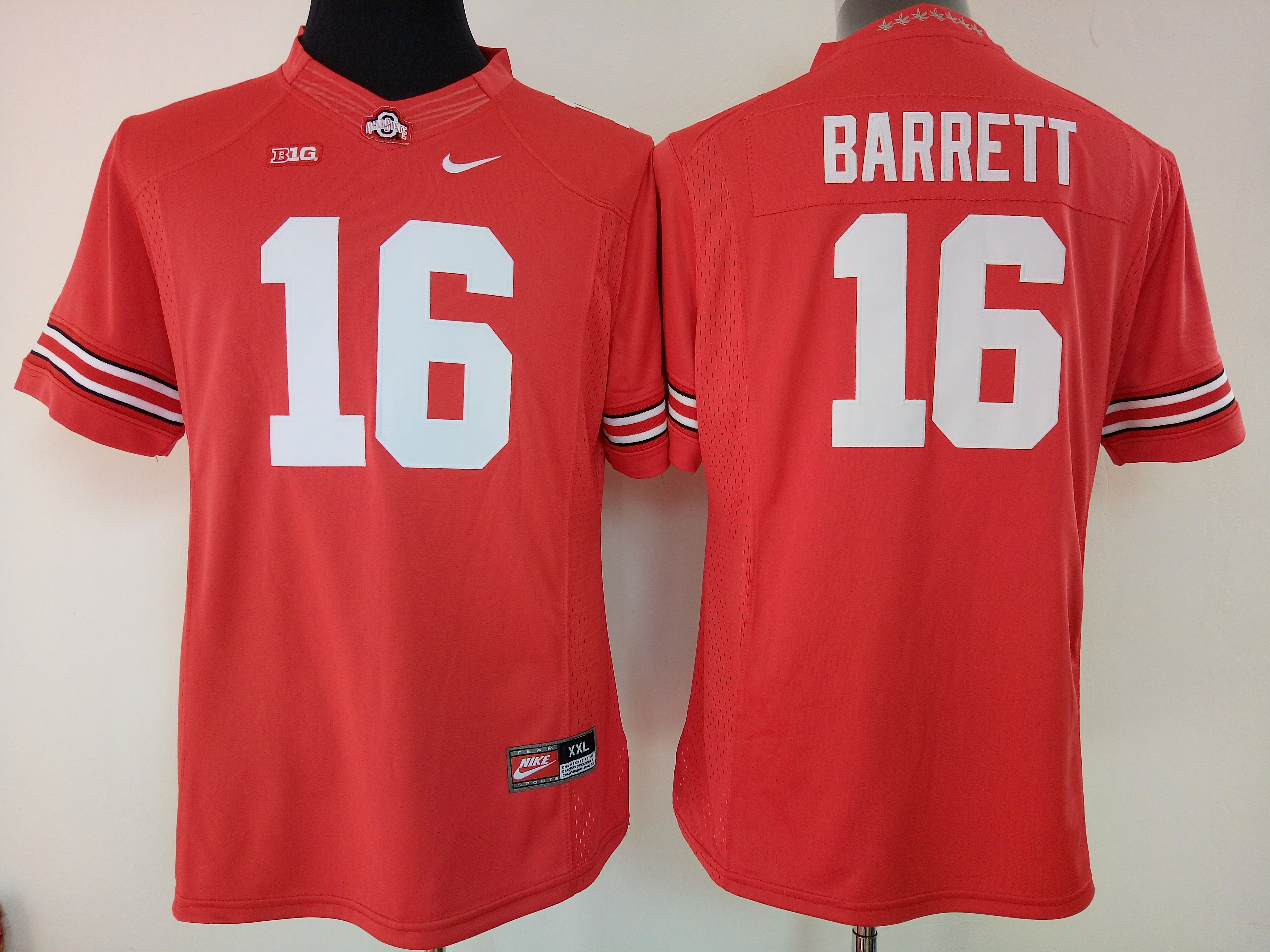 NCAA Womens Ohio State Buckeyes Red #16 Barrett jerseys